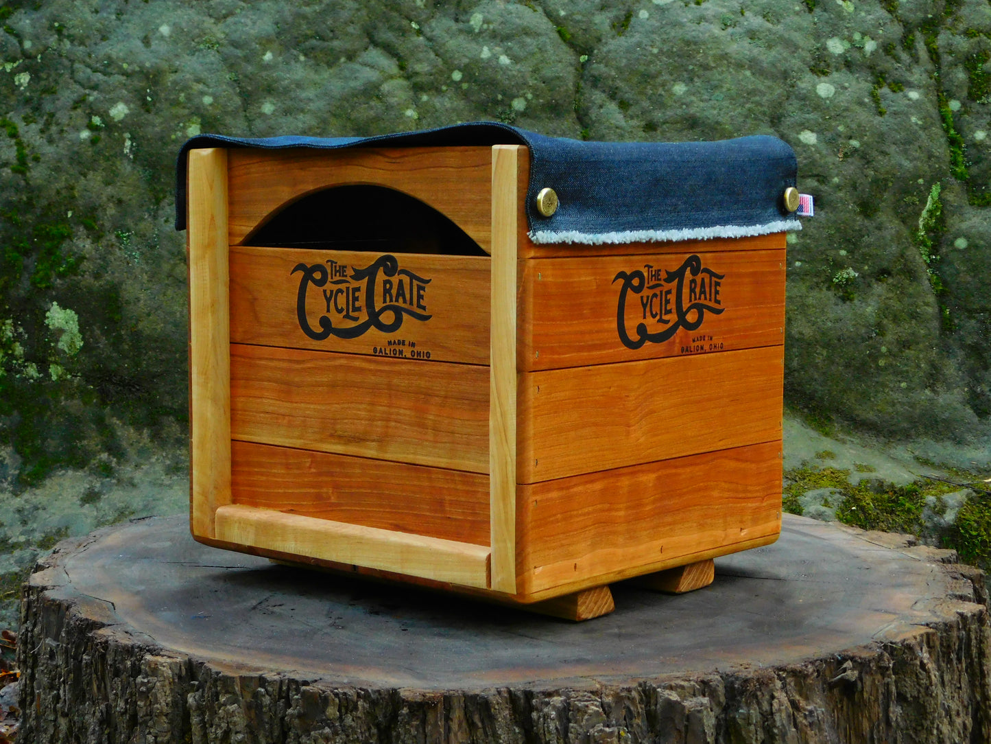 The Cycle Crate (Cherry with Maple)