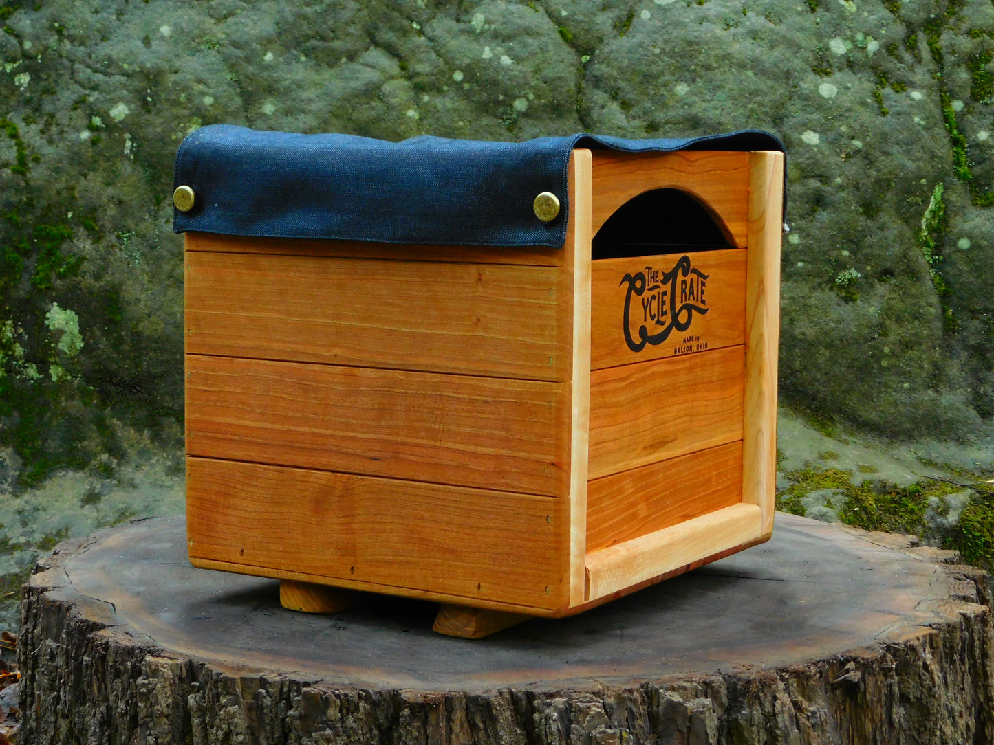 The Cycle Crate (Cherry with Maple)