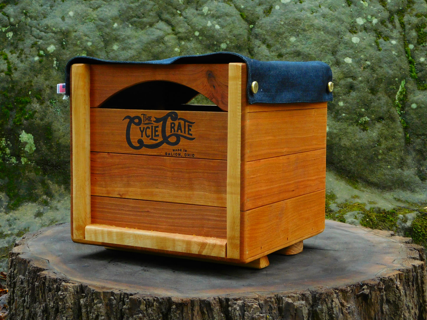 The Cycle Crate (Cherry with Maple)