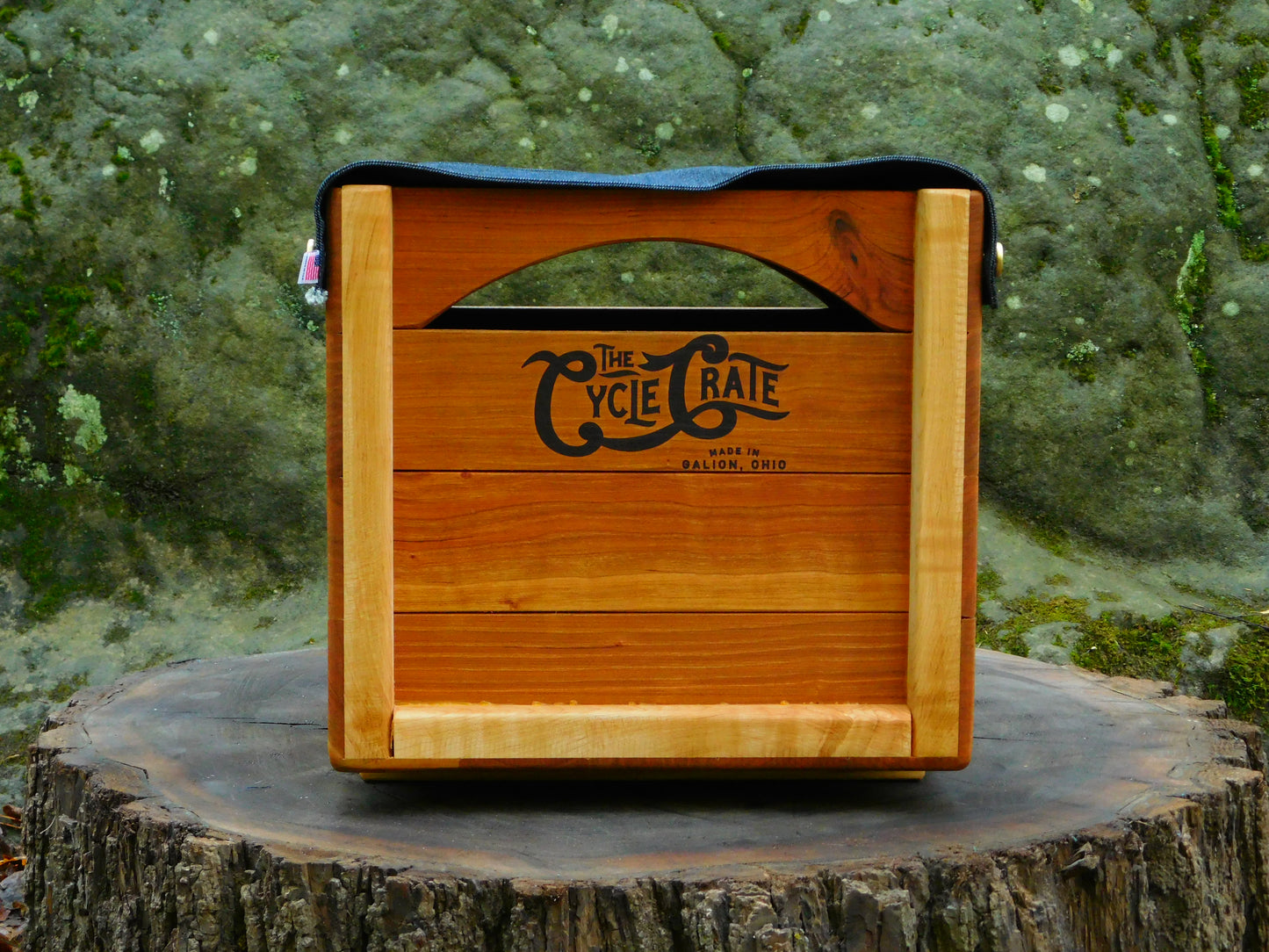 The Cycle Crate (Cherry with Maple)