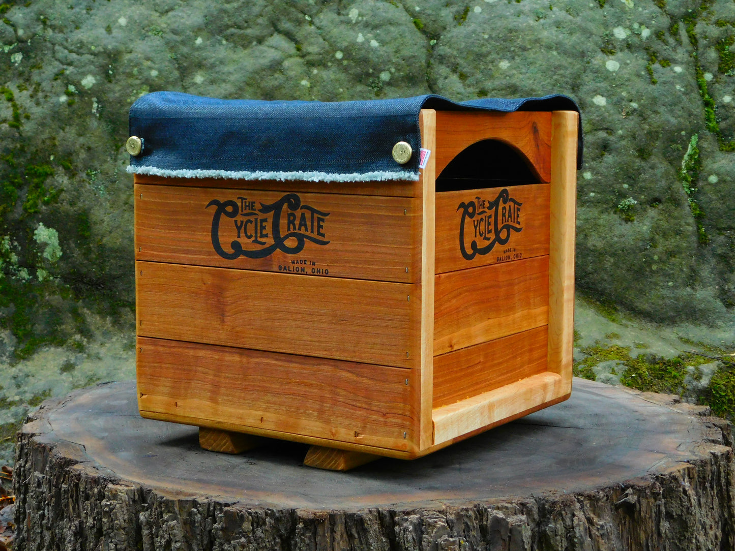 The Cycle Crate (Cherry with Maple)